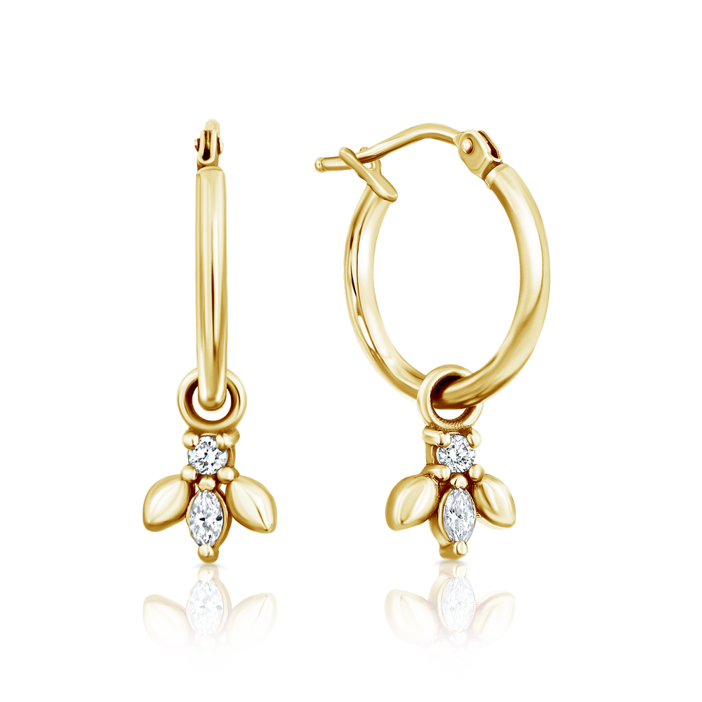 עגילי ג'ני תלויים