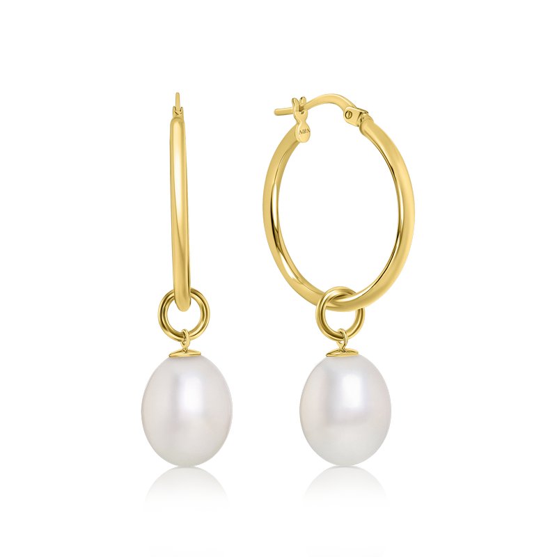 עגילי גיפסי פנינה