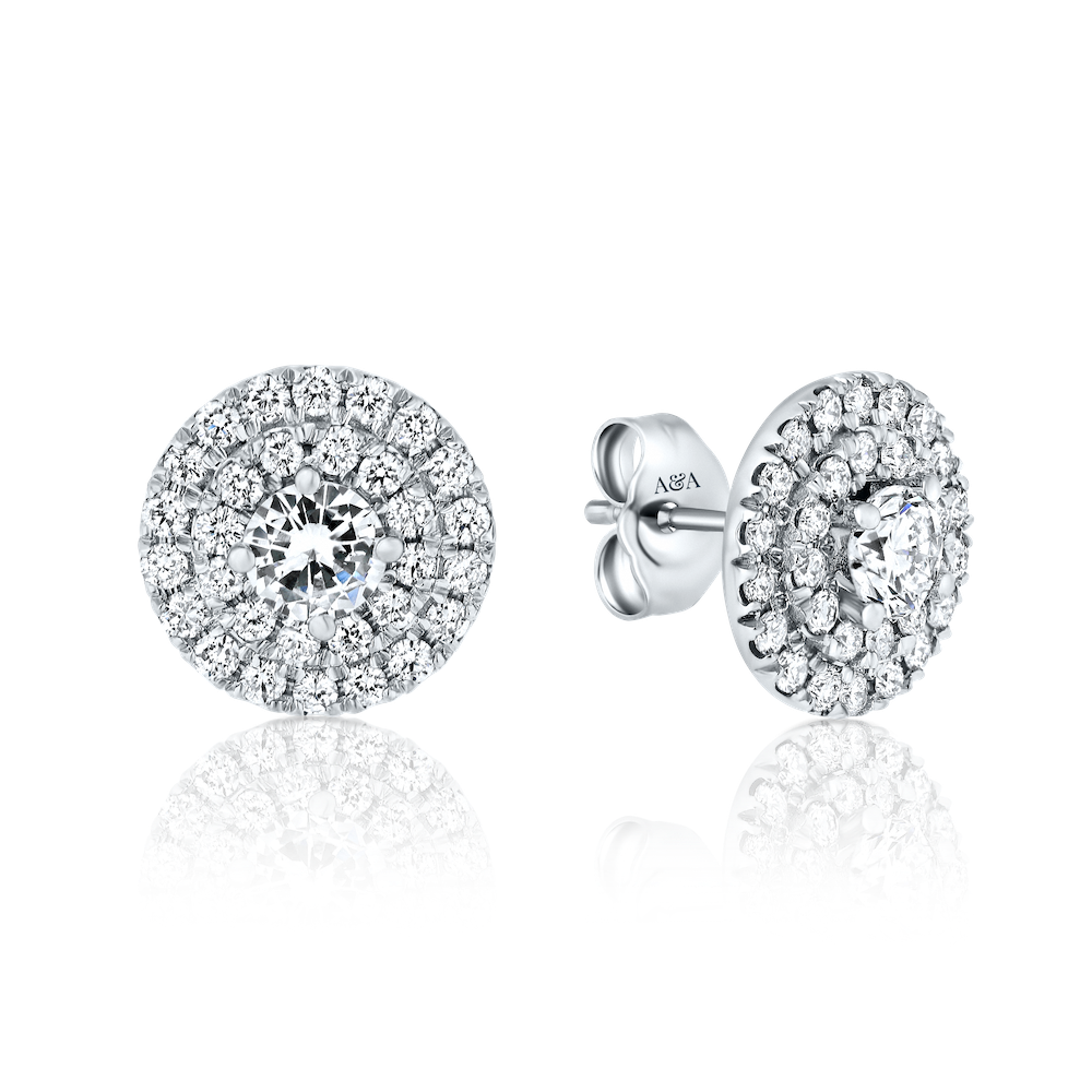 עגילי היילי יהלומים