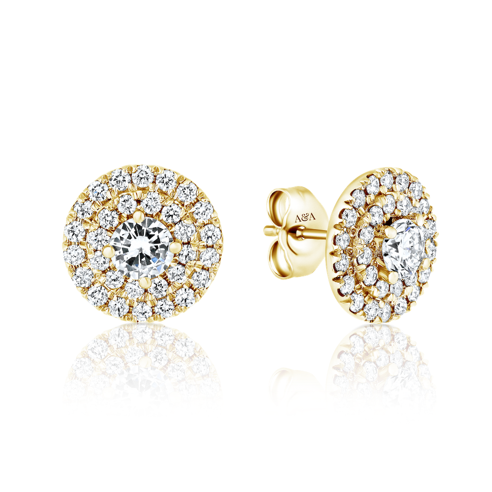 עגילי היילי יהלומים